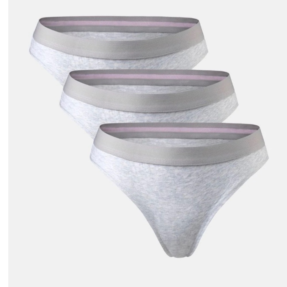 Danish Endurance Organic Cotton Thong Panties 2 Packs (6 pairs) Size XS